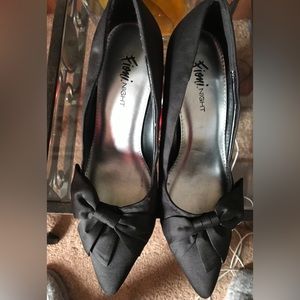 Fiomi night black shoes size 7